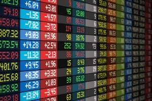 Stock market concept
