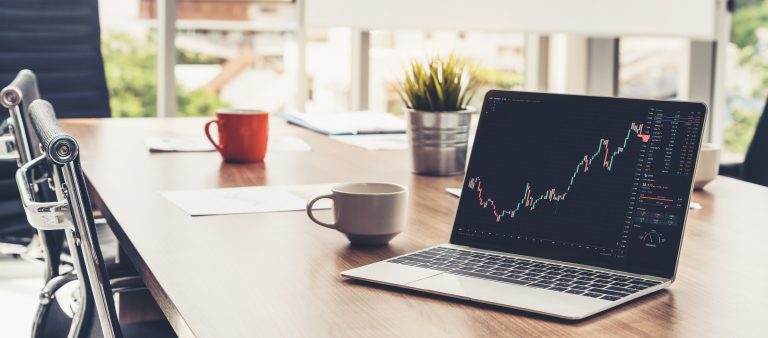 Stock market data chart analysis by ingenious computer software